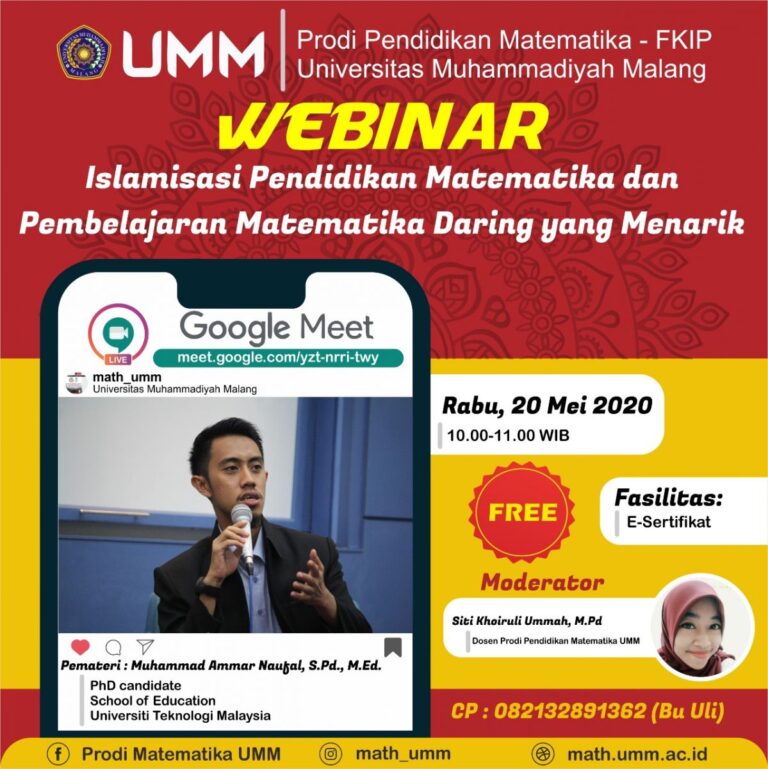 Tak Kalah Ramai Webinar Maraton Math Hari Kedua dan Ketiga