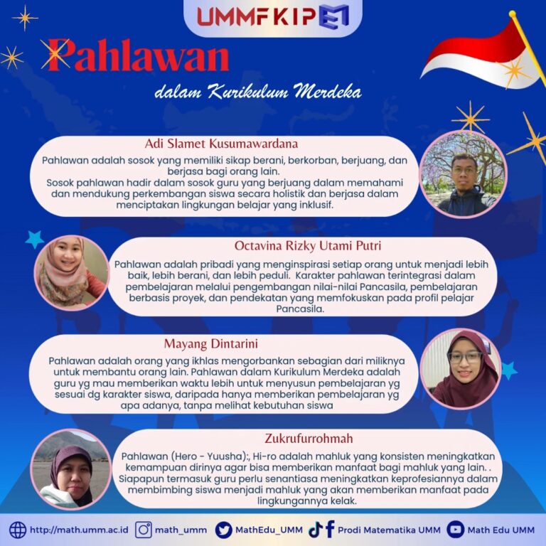 Semangat Kepahlawanan dalam Kurikulum Merdeka: Pendapat Para Dosen Pendidikan Matematika Universitas Muhammadiyah Malang