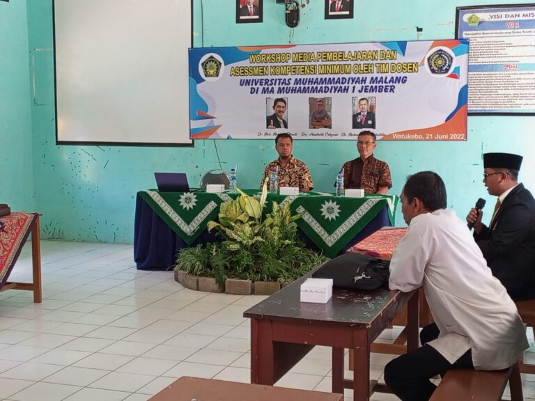 Gandeng MA Muhammadiyah 1 Ambulu, Prodi Pendidikan Matematika UMM Adakan Workshop