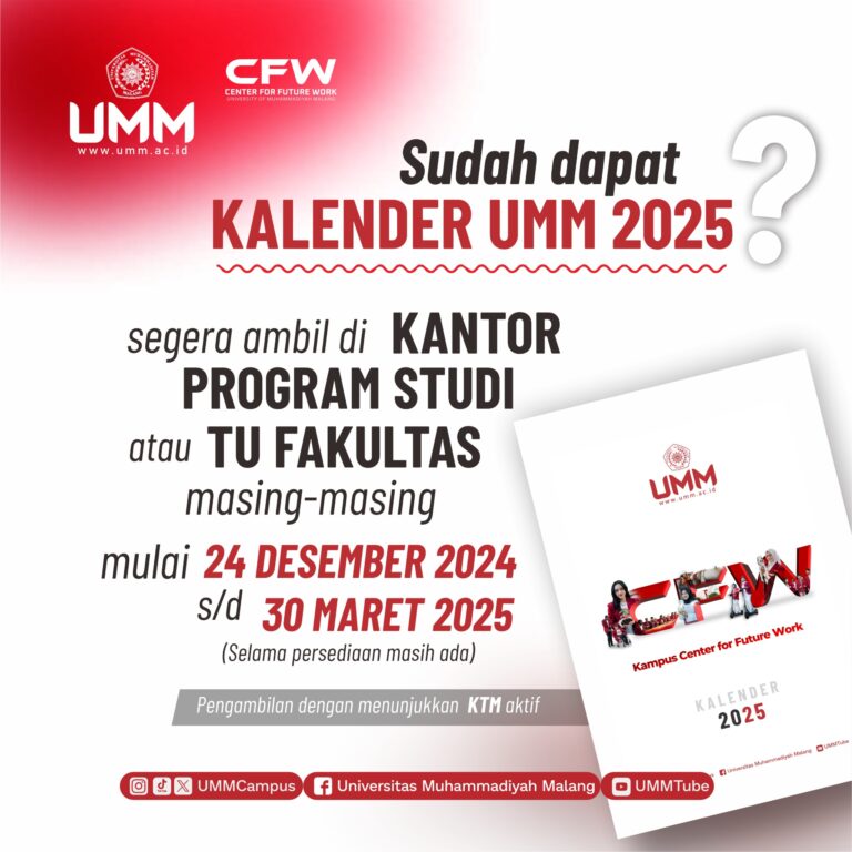 Pembagian Kalender UMM 2025