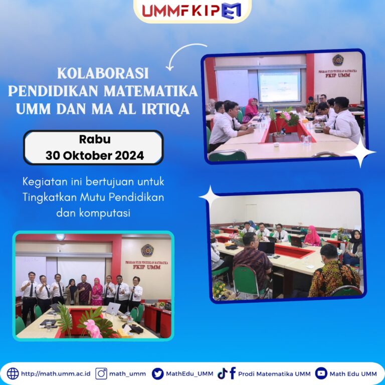 Pendidikan Matematika UMM dan MA Al Irtiqa Kolaborasi Tingkatkan Mutu Pendidikan dan Komputasi