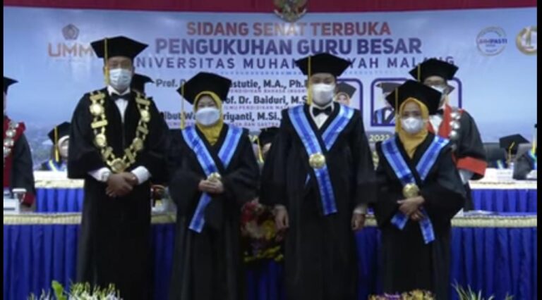 Prodi Pendidikan Matematika UMM Kembali Kukuhkan Guru Besar