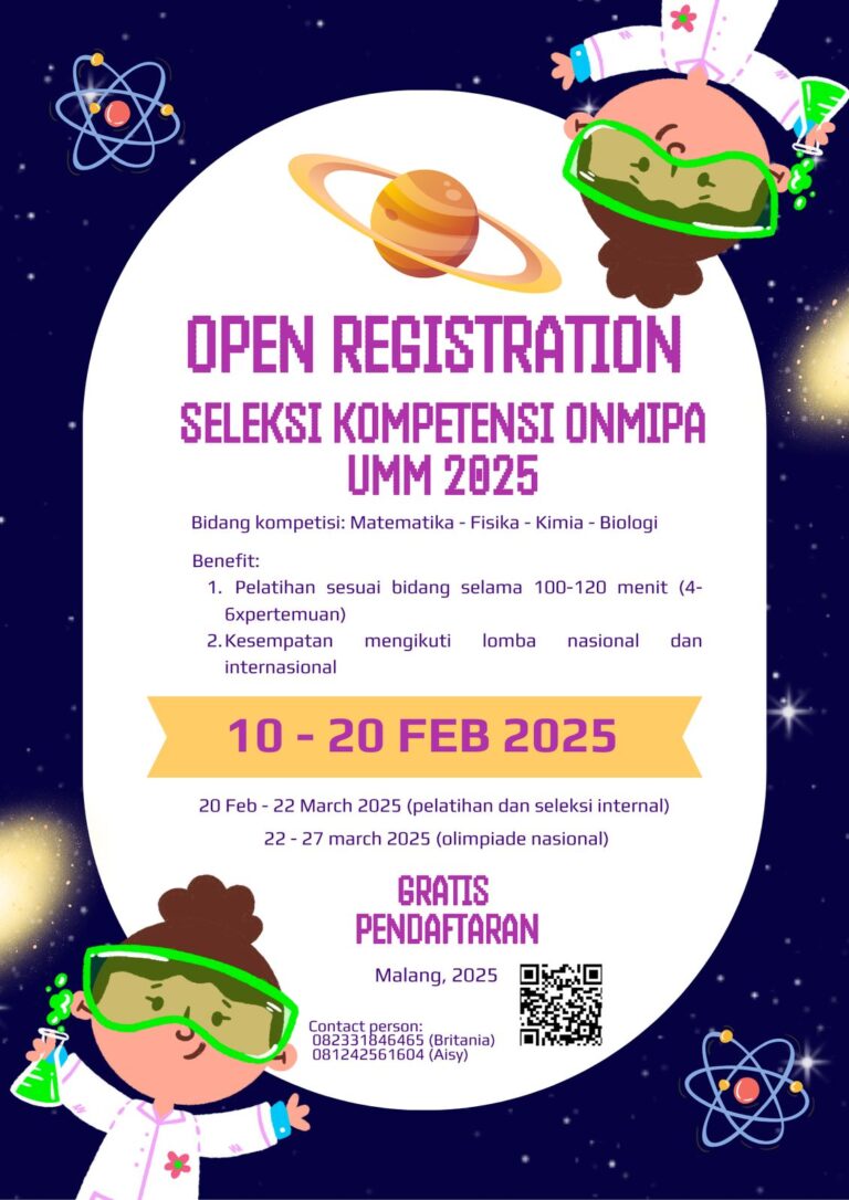 [OPEN REGISTRATION KOMPETENSI ONMIPA UMM 2025]