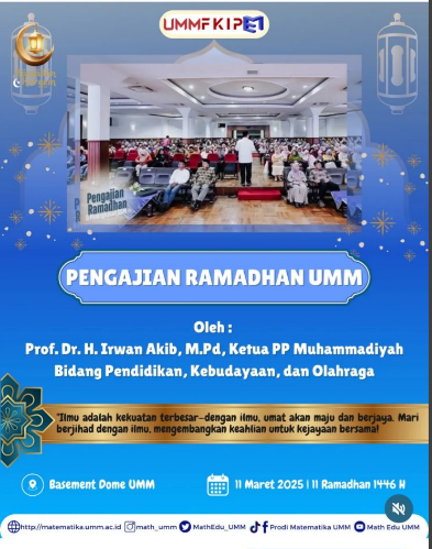 Pengajian Ramadhan UMM 1446 H: Menguatkan Spirit Keilmuan dan Kebersamaan