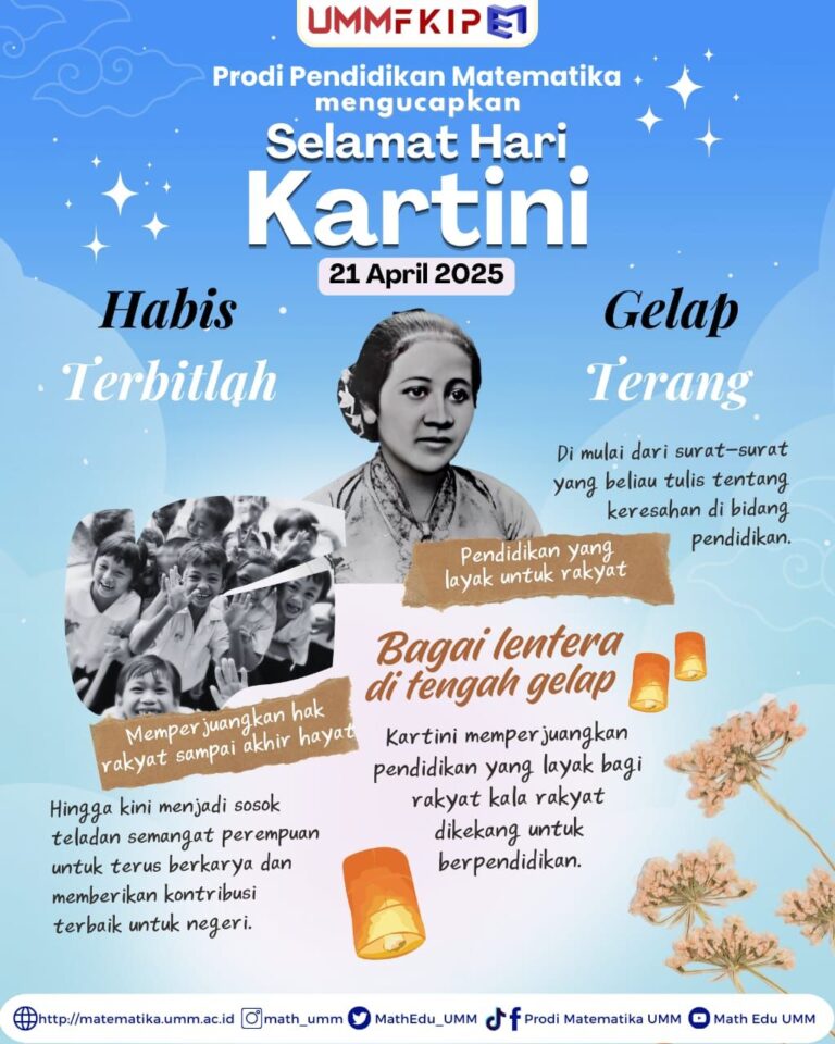 Peringati Hari Kartini 2025, Prodi Pendidikan Matematika UMM Serukan Semangat Perempuan dalam Berkarya dan Berkontribusi