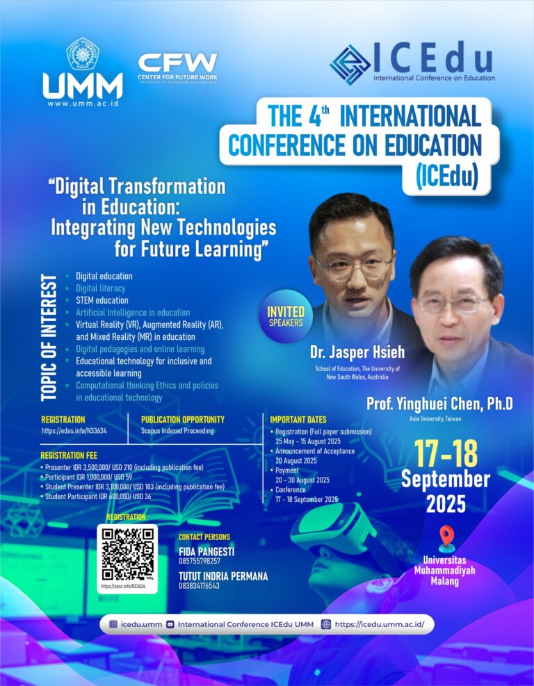 CALL FOR PAPERS ICEdu 2025